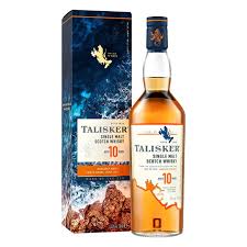 Talisker 10 -ruggedly maritime sweet smoke peat pepper - 70 cl